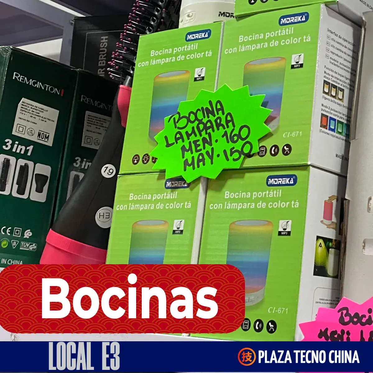 bocinas plaza tecno china