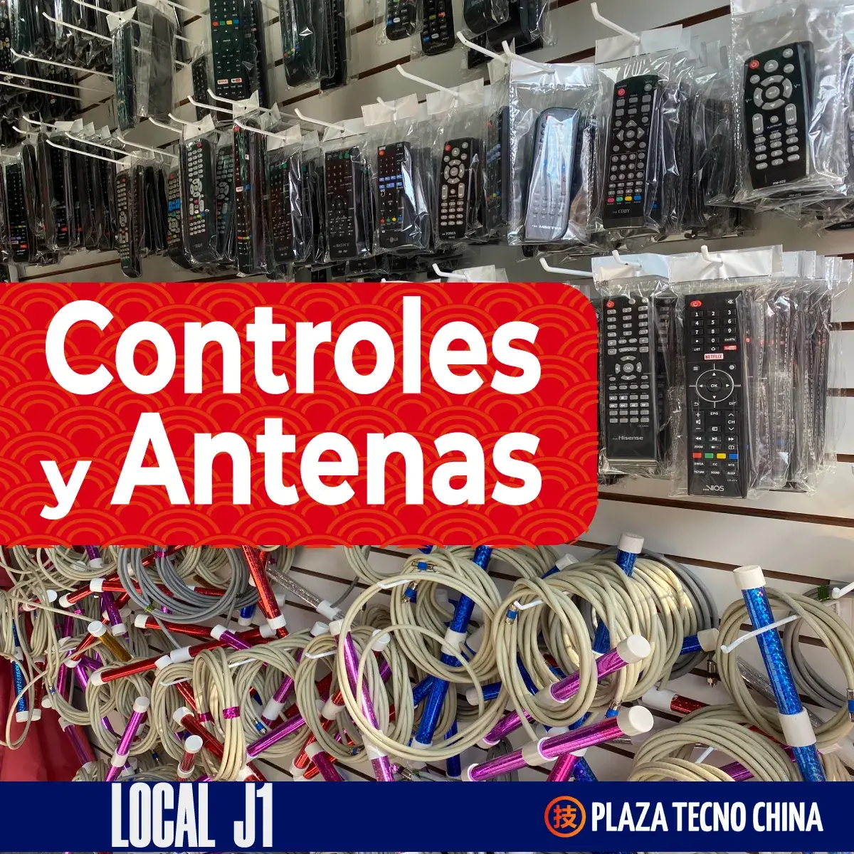 controles y antenas plaza tecno china