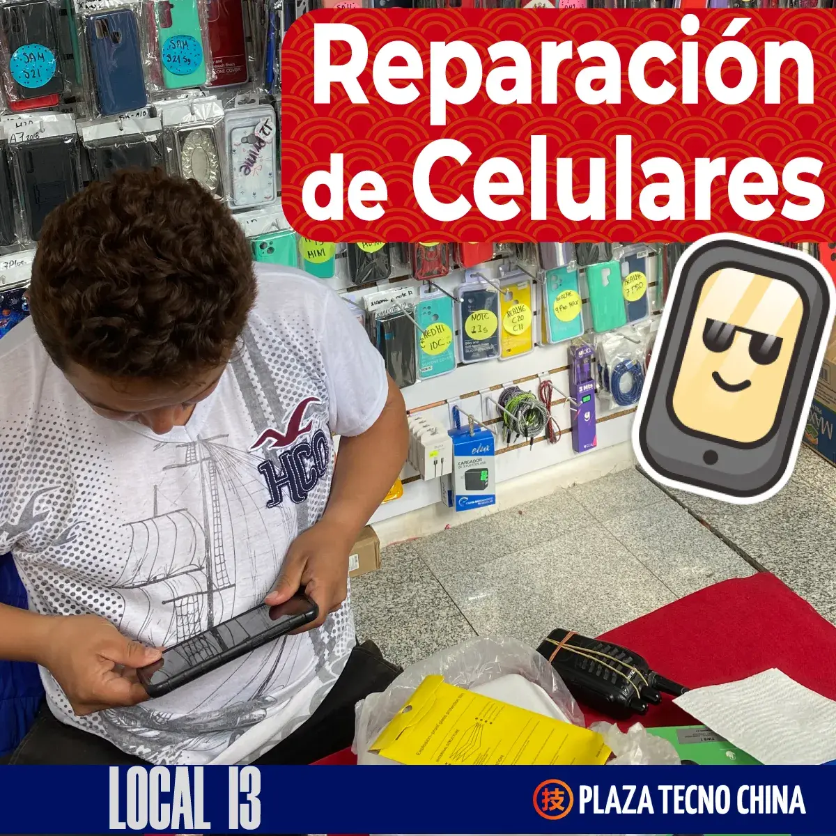 reparación de celulares plaza tecno china